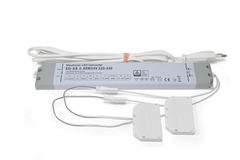 Led konverter 230V/24V 60W 6 verdeler 2m kabel